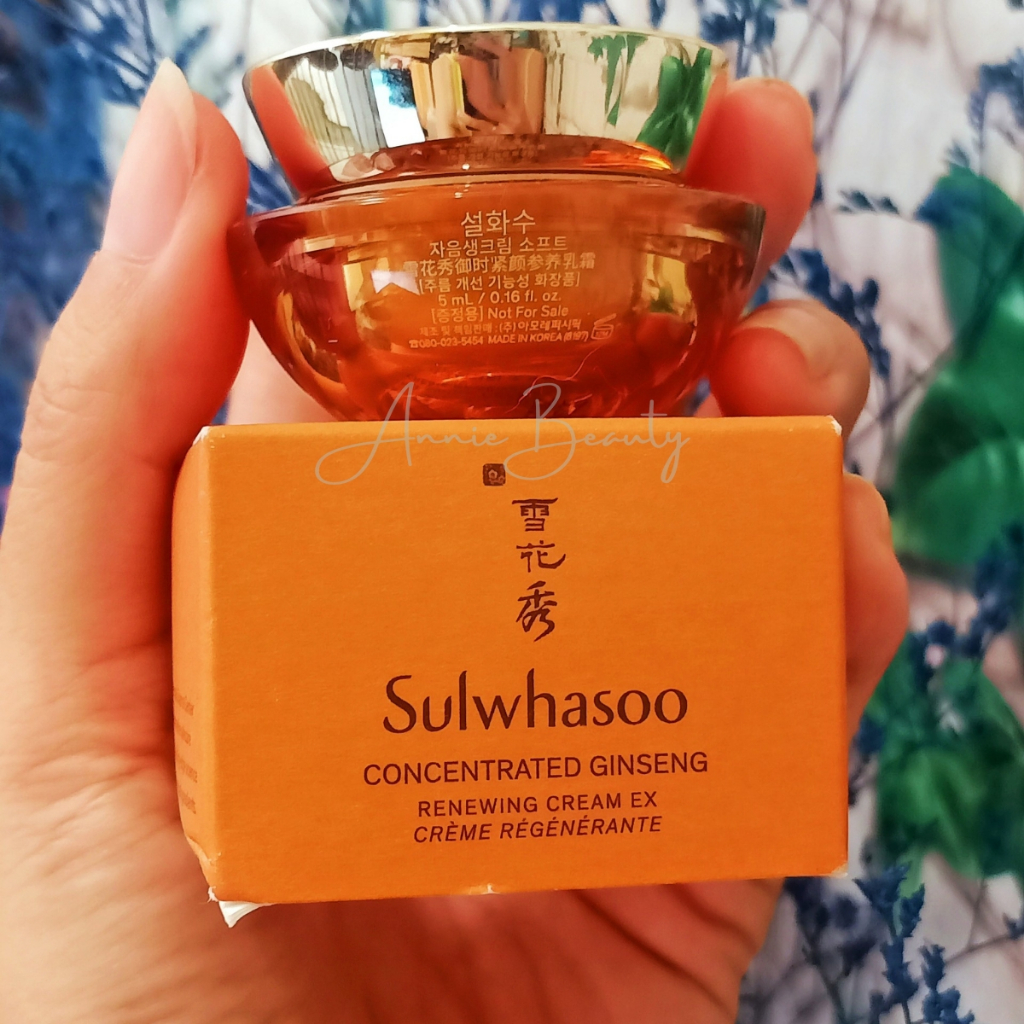 Kem dưỡng nhân sâm Sulwhasoo Concentrated Ginseng Renewing Cream phục hồi da gấp 3 lần. chống lão hoá mạnh mẽ mới nhất