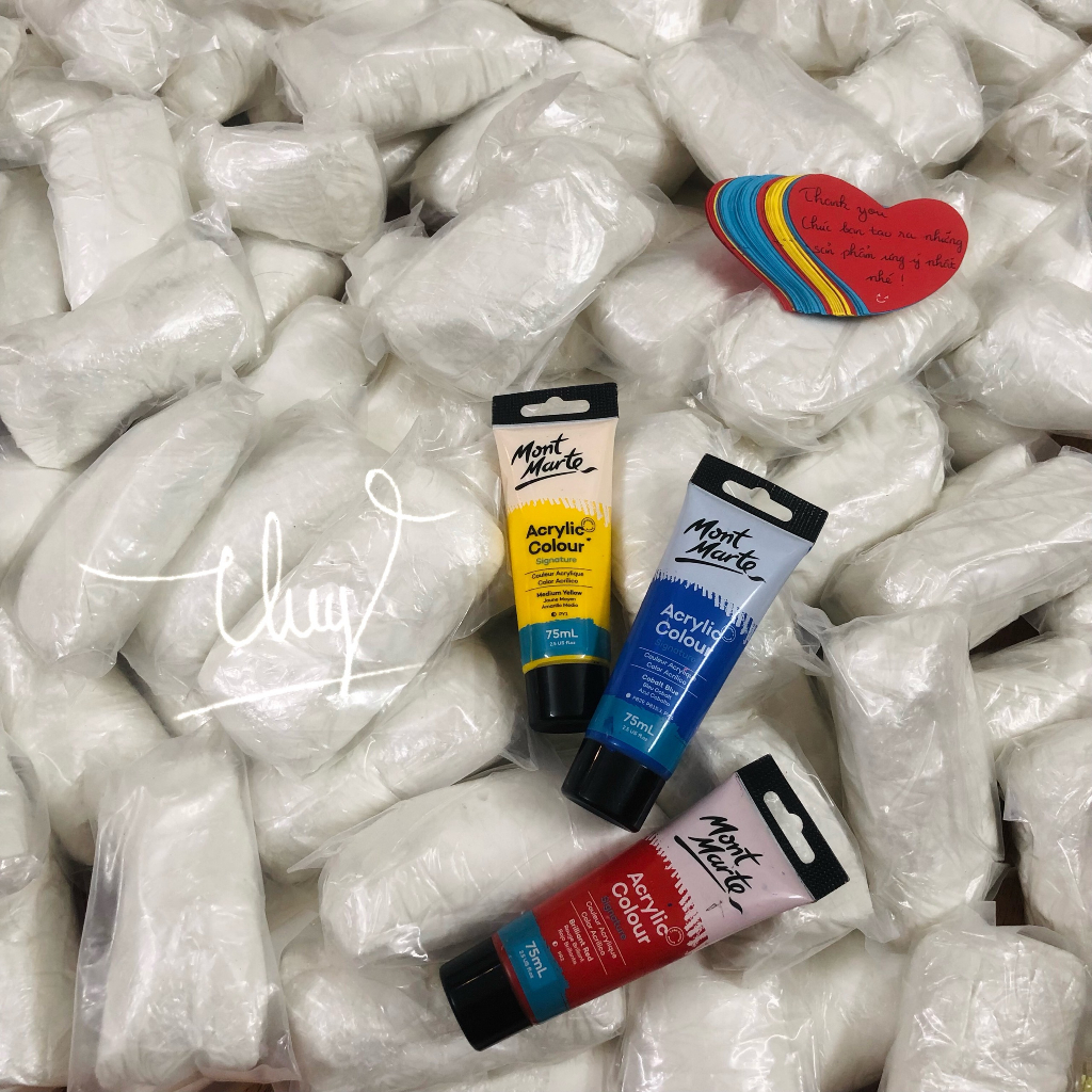 Đất sét tự khô  / nặn tượng,chibi,mô hình,sen đá,móc khoá,charm…