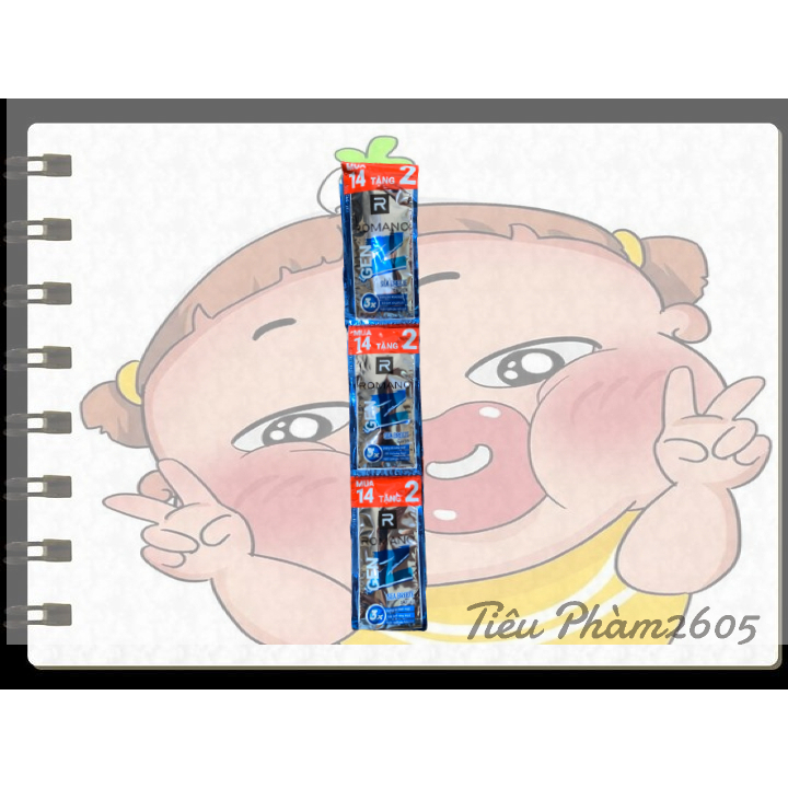 Dây Dầu Gội Romano Gen Z Hương Sea Breeze/ Forest Cedar 16gói.