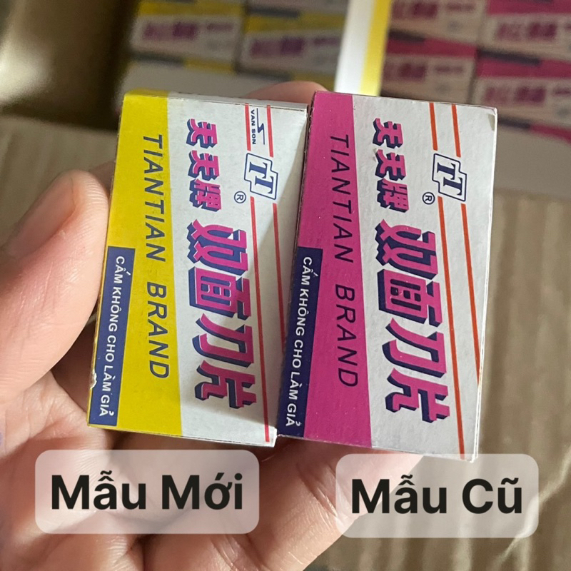 1 Hộp 200 lưỡi lam Tian Tian Đen