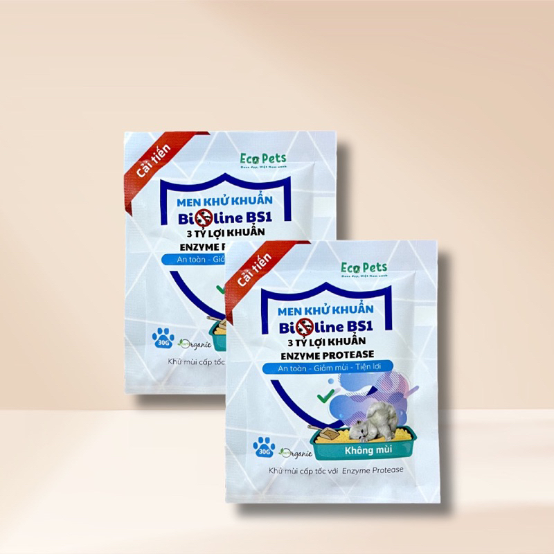 Men Khử Khuẩn Cát Vệ Sinh Mèo Bioline - Khử Mùi Hôi Diệt Mầm Bệnh