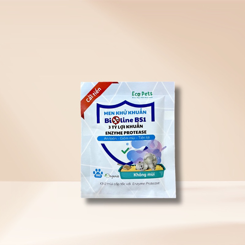 Men Khử Khuẩn Cát Vệ Sinh Mèo Bioline - Khử Mùi Hôi Diệt Mầm Bệnh