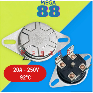 Rơ le nhiệt 4 chân 92 độ 20a 250v - rơ le nhiệt bình nóng