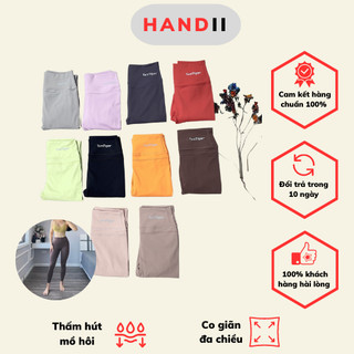 Quần dài tập gym nữ Tomtiger co giãn thoải mái, bề mặt vải rất mịn mềm tay "HANDII"