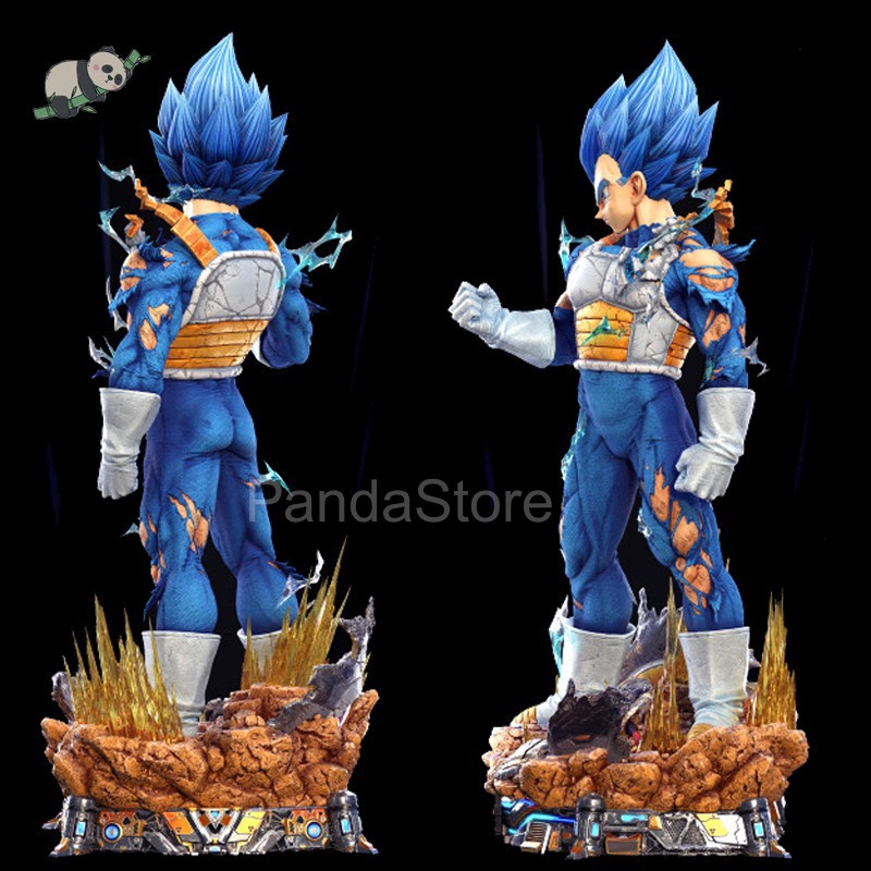 Mô Hình DragonBall Vegeta siêu chất 3 đầu thay thế - có led trên đầu - Figure DragonBall - Hộp c