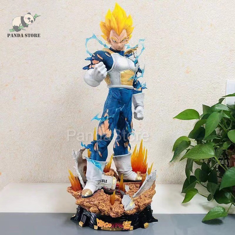 Mô Hình DragonBall Vegeta siêu chất 3 đầu thay thế - có led trên đầu - Figure DragonBall - Hộp c