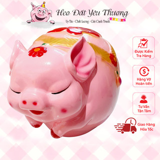 Lợn đất heo bay khổng lồ tiết kiệm chất liệu thạch cao mới