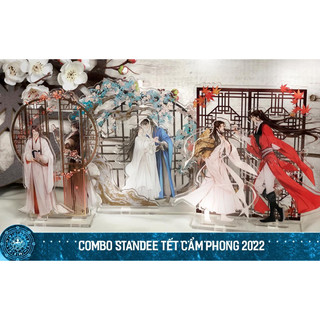 Standee tết 2022 husky và sư tôn mèo trắng của hắn, thương tiến tửu, thiên quan tứ phúc
