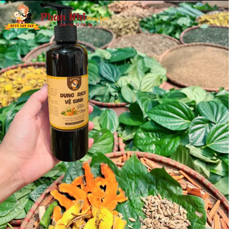 TINH CHẤT TRẦU KHÔNG DUNG DỊCH VỆ SINH THẢO MỘC • Mamy Gold •