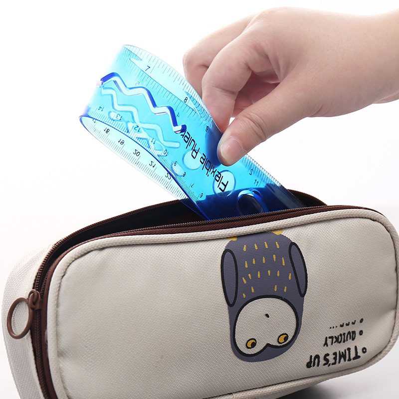 Thước thẳng nhựa dẻo 30cm đa năng dành cho học sinh, văn phòng, trường học loại dày - 1 cái