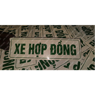 Decal phản quang tem dán
