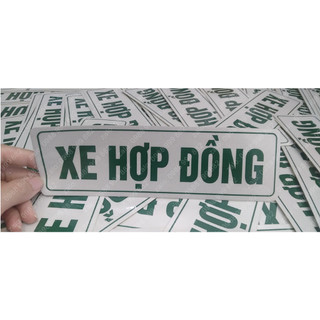 Decal phản quang tem dán (XE HỢP ĐỒNG)