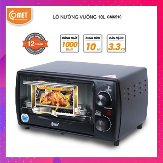 Lò Nướng Điện Đa Năng COMET 10L CM6510 Chính Hãng Cao Cấp Giá Rẻ - BH 12 Tháng
