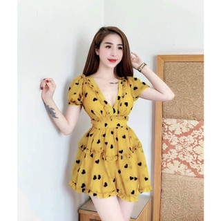 Đầm nhún bèo sexy quyến rũ - 70335