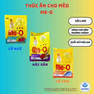 Thức ăn hạt cho mèo Me-O, thức ăn cho mèo trưởng thành gói 1.2kg
