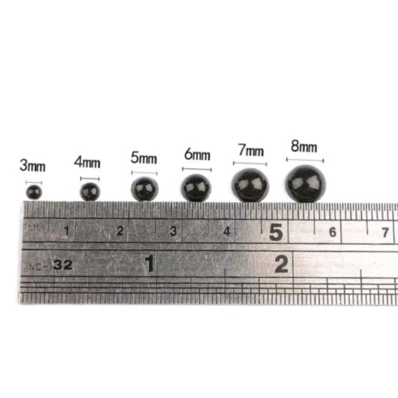 Sét 100 mắt thú size từ 3mm -8mm