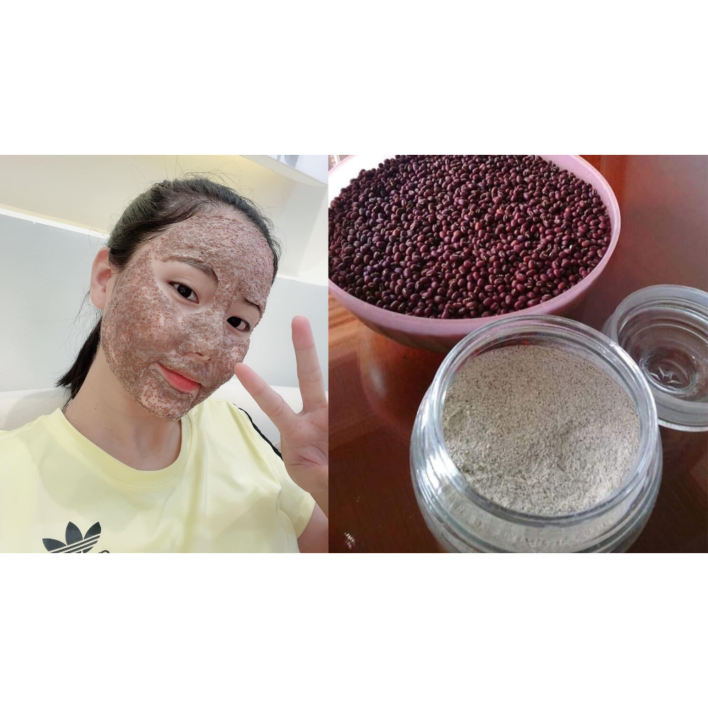Bột đậu đỏ 1Kg nguyên chất xay mịn chăm sóc da mặt tẩy da chết dưỡng trắng body Ozuna Việt Nam