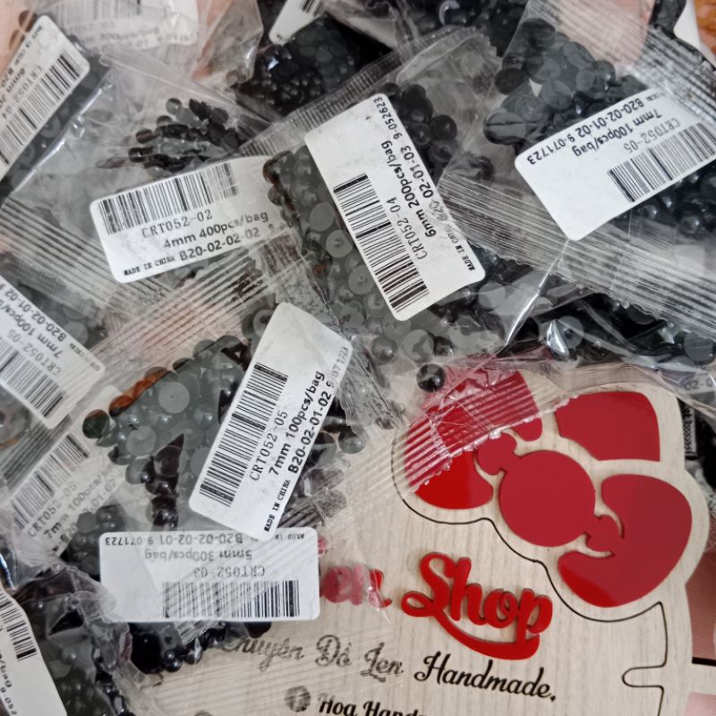 Sét 100 mắt thú size từ 3mm -8mm