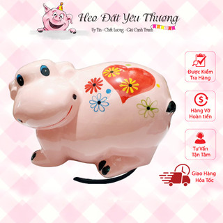 ống tiết kiệm Trâu đất gốm sứ size 1
