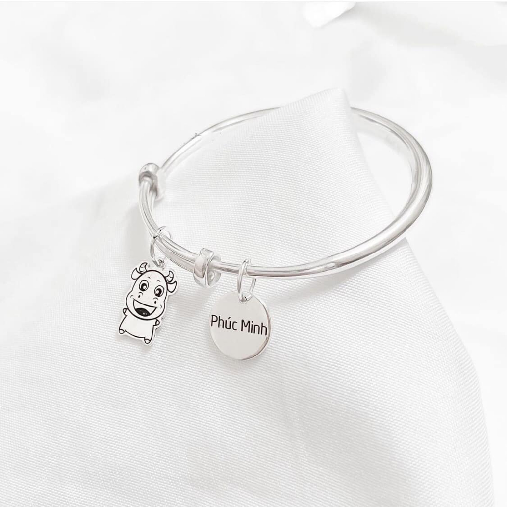 Lắc tay bạc cho bé bạc nguyên chất SIlvergo