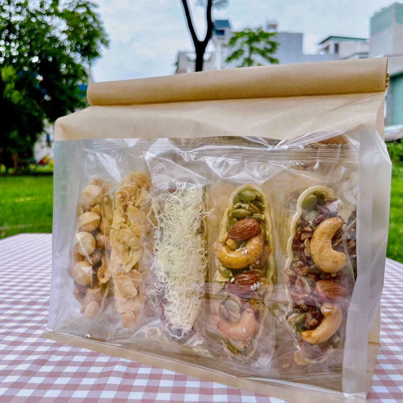 Thuyền siêu hạt Bánh thuyền mix hạt dinh dưỡng healthy- AN Ogranic Food