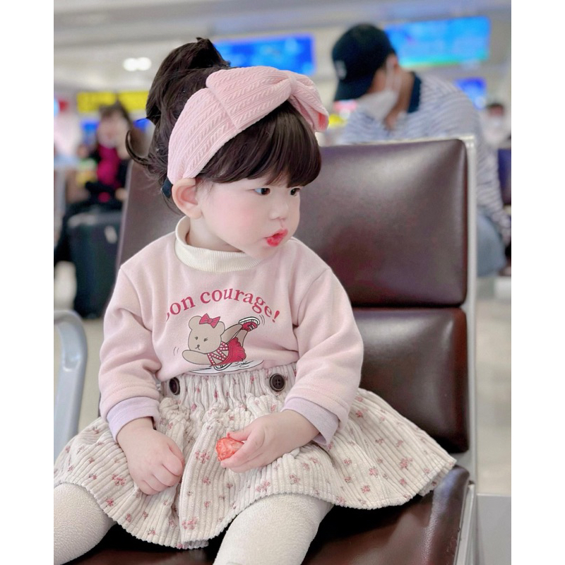 Dear.Nini - Bờm/turban chất len Hàn Quốc. Nguyên liệu nhập Hàn.