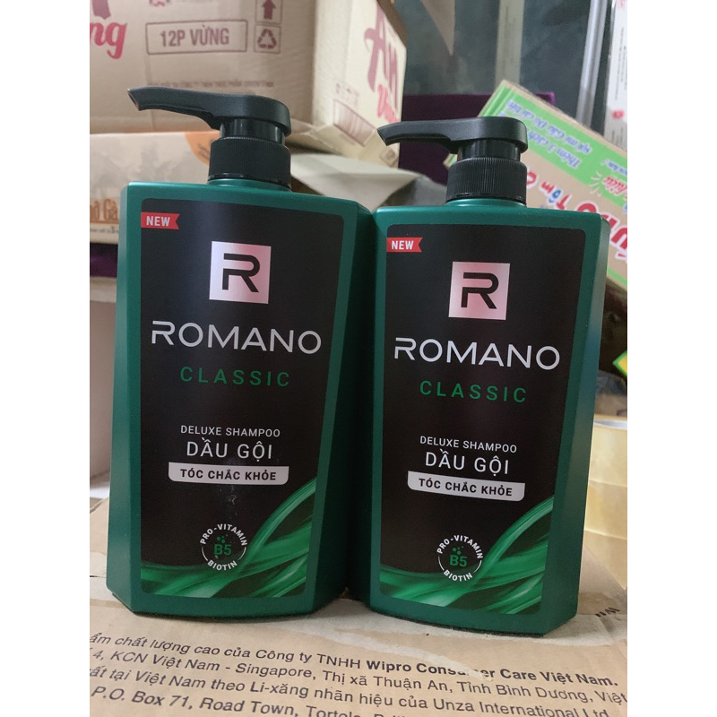 Dầu gội Romano chai 650g