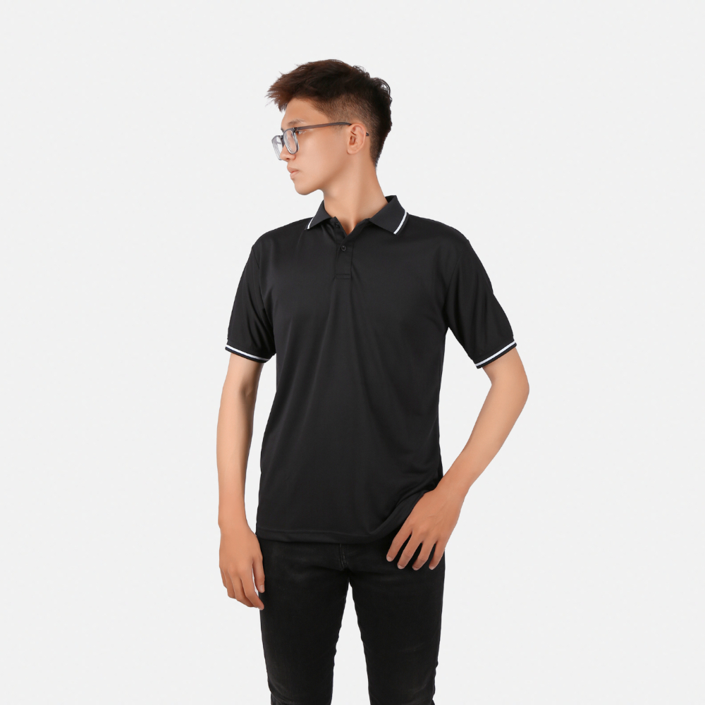 Áo polo nam áo thun nam có cổ Padas vải cá sấu co giãn 4 chiều chống nhăn bền màu đen trắng xanh be size M L XL AP01