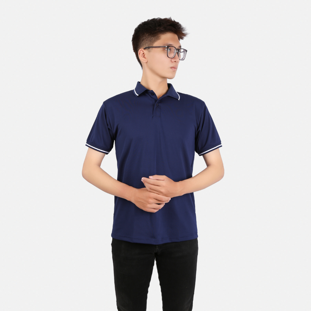 Áo polo nam áo thun nam có cổ Padas vải cá sấu co giãn 4 chiều chống nhăn bền màu đen trắng xanh be size M L XL AP01