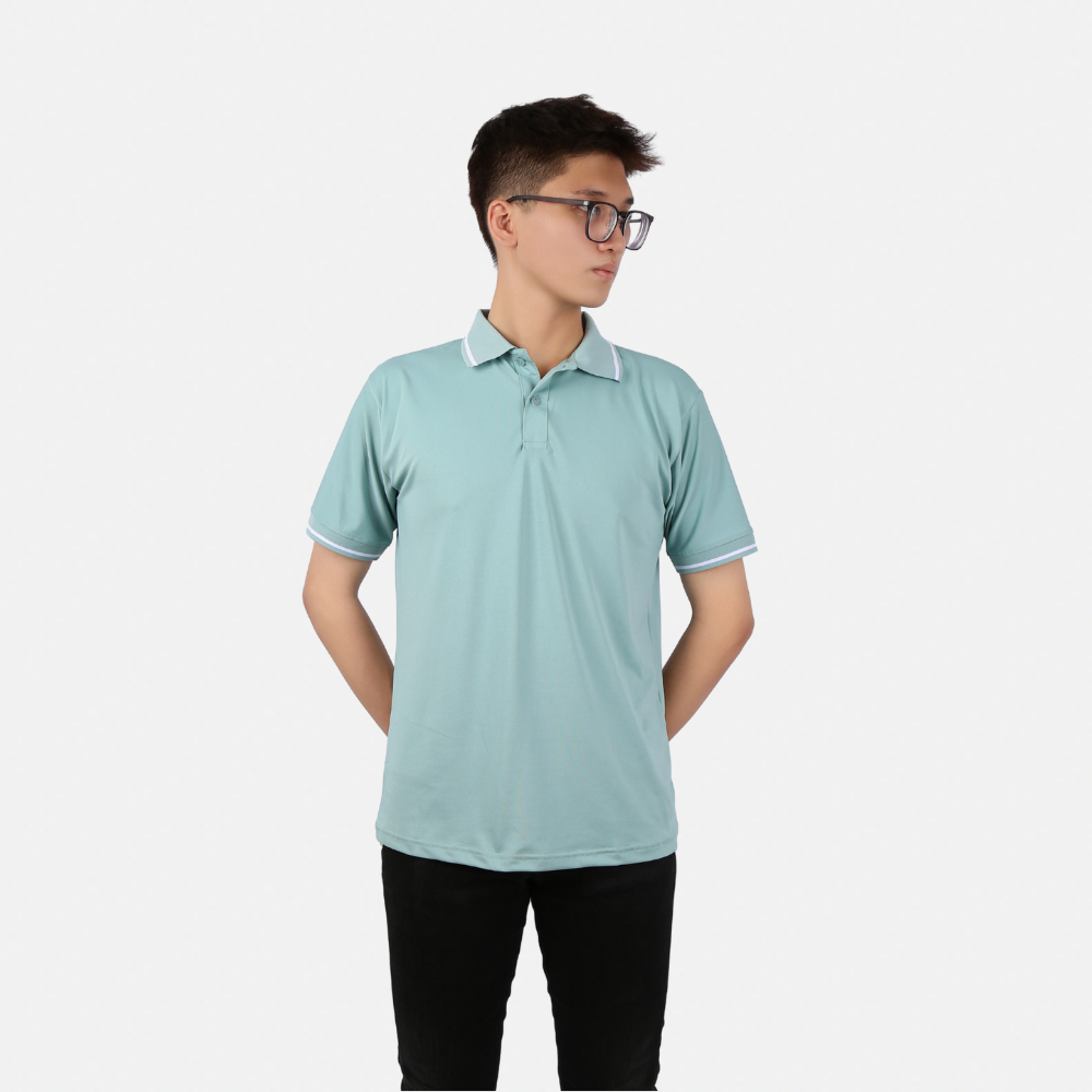 Áo polo nam áo phông nam có cổ Padas vải cá sấu co giãn 4 chiều chống nhăn bền màu đen trắng xanh be size M L XL PL02
