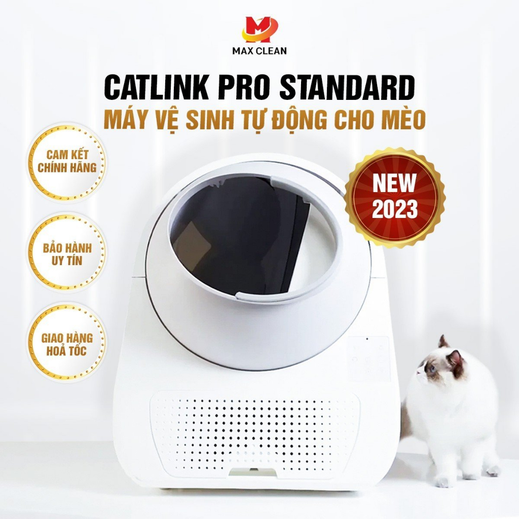 Máy Dọn Vệ Sinh Tự Động Cho Mèo CATLINK ProX Standard - Max Clean