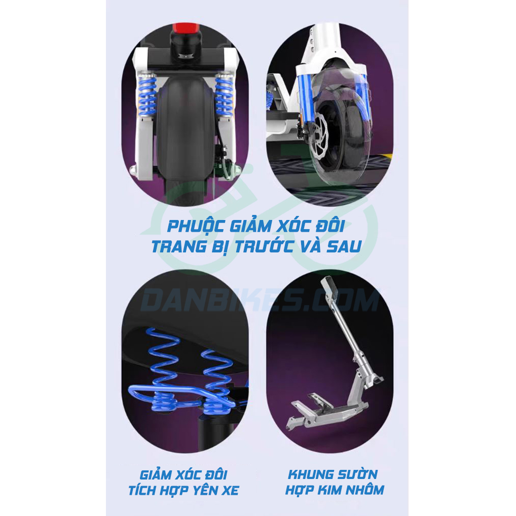 XE SCOOTER ĐIỆN GẤP GỌN TANK YUNFU