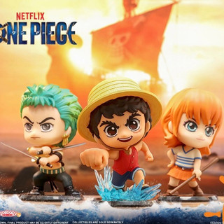  Mô hình Cosbaby S  COSB-1054 ~> 1056: Luffy Zoro Nami  One Piece - Netflix  