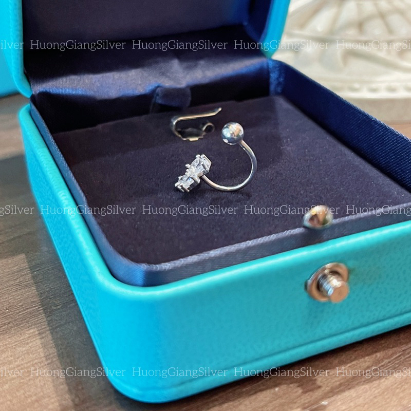 Khuyên rốn bạc ta 8mm-10mm tuỳ chỉnh size s925 - HuongGiangSilver