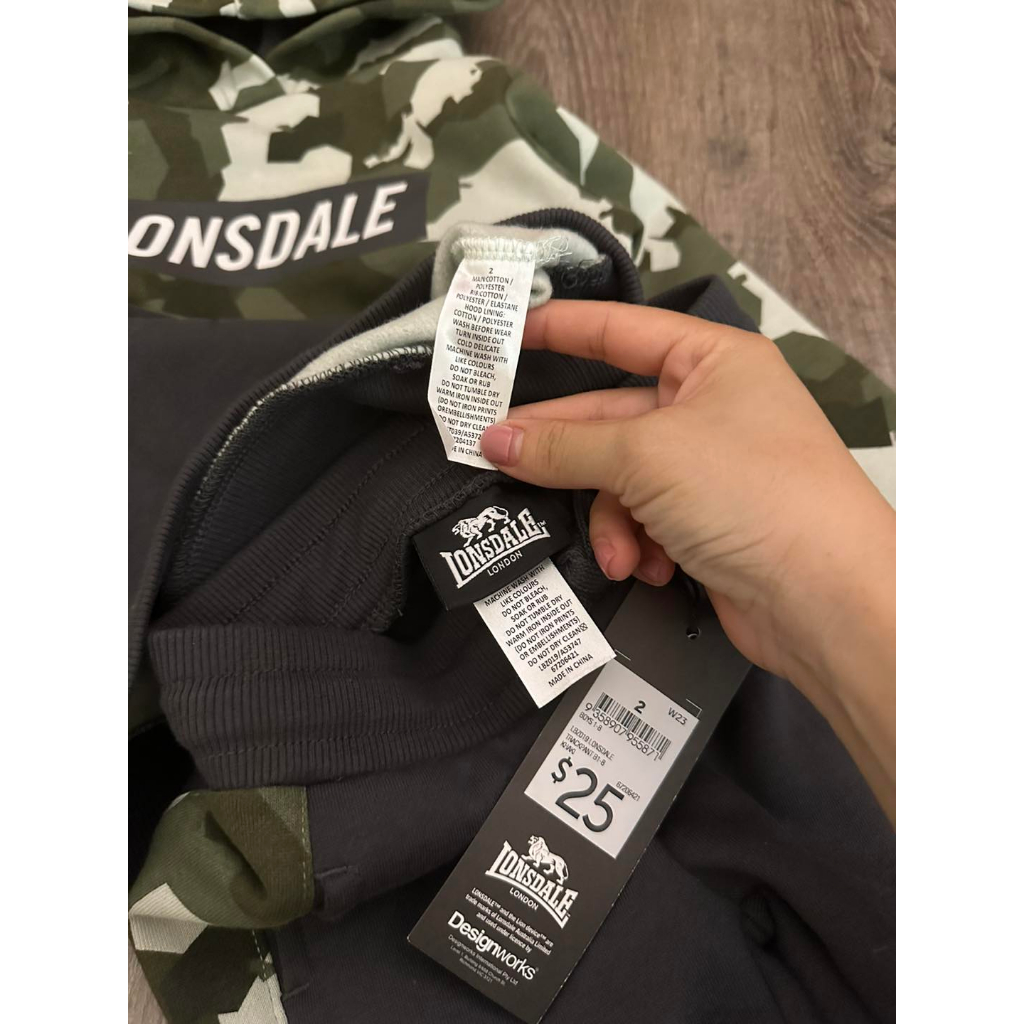 Bộ lonsdale cho bé