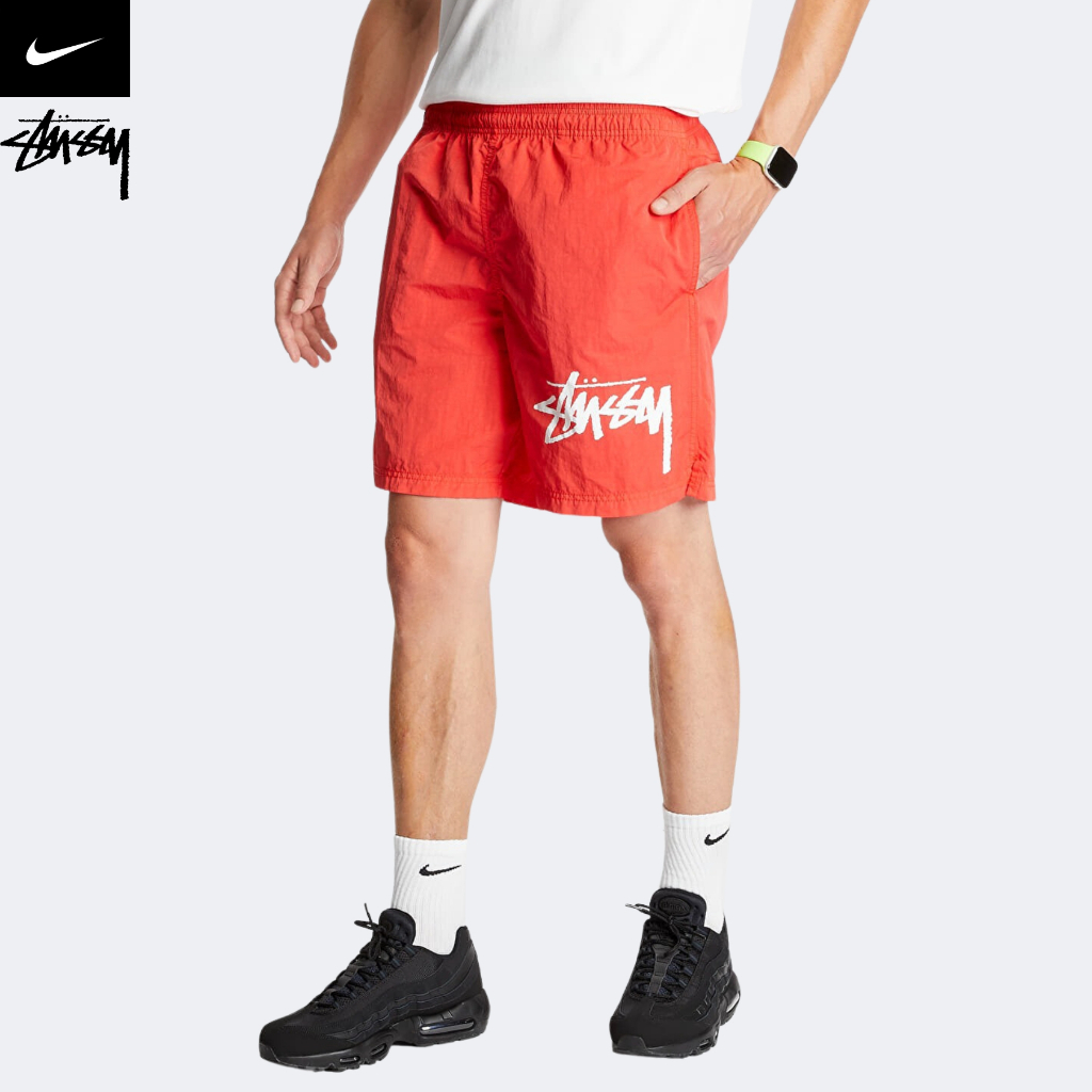 NIKE - Quần ngắn thể thao nam nữ Nike x Stüssy Water Short Off Noir - Đỏ