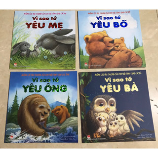 Sách - bộ 04 cuốn vì sao tớ yêu