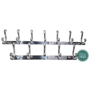 Mắc treo quần áo gắn tường trên dưới 5 móc, 7 móc inox cao cấp