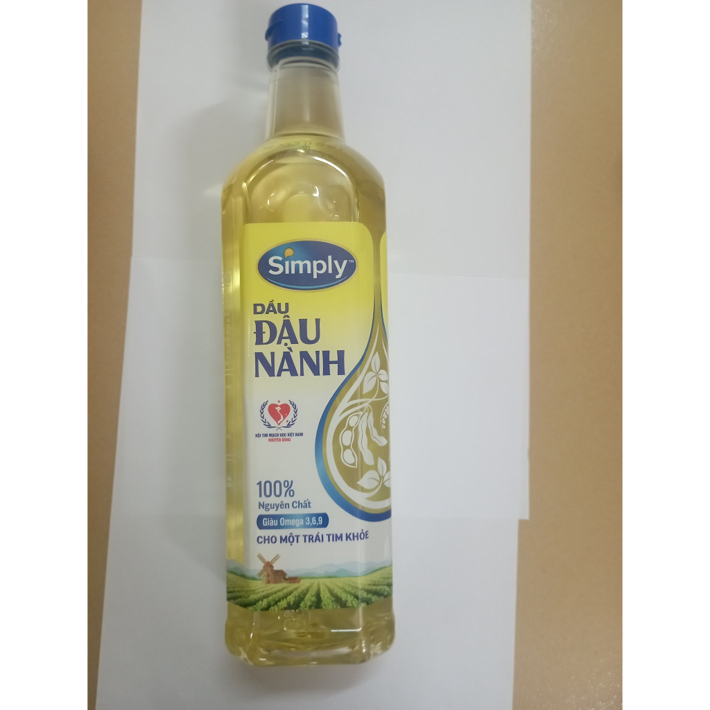 Dầu ăn đậu nành Simply 1L tốt cho sức khỏe
