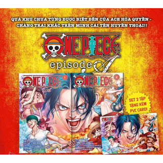 Bộ sách one piece - episode a - tập 1 + tập 2 - tặng kèm pvc card