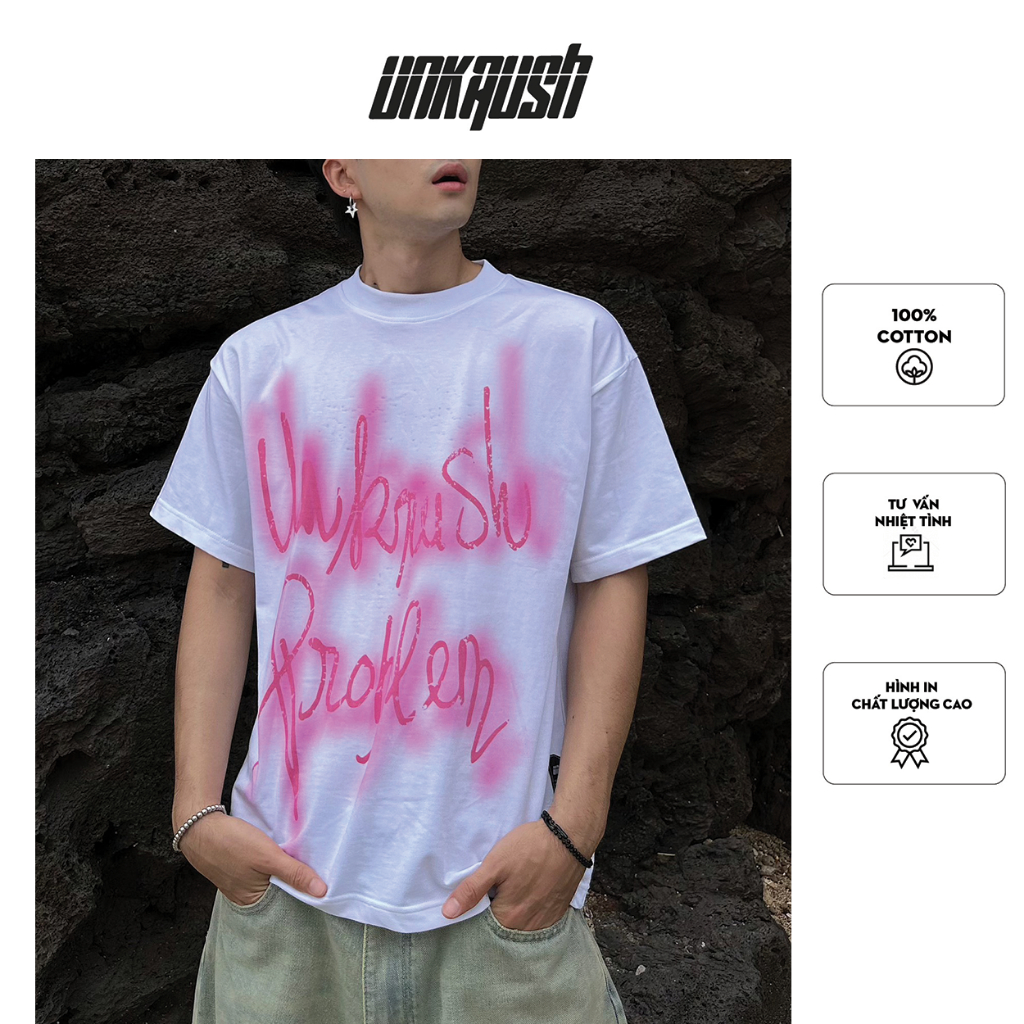 Áo thun in unisex UNKRUSH - NEON