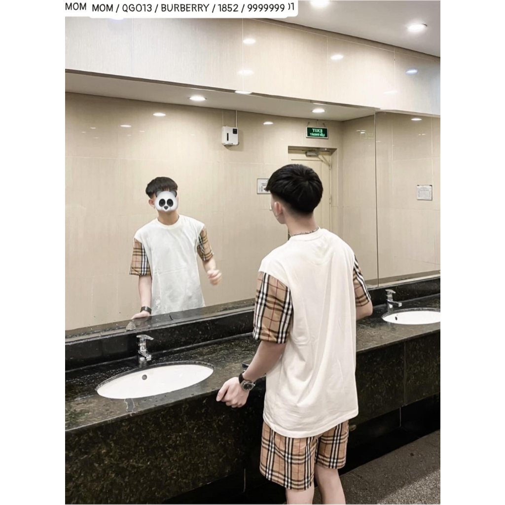 Áo BBR tay kẻ vàng Unisex nam nữ trẻ trung năng động. Áo unisex tay lỡ form rộng chất cotton co dãn