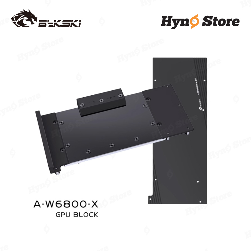 Block VGA Bykski A-W6800-X Tản nhiệt nước custom - Hyno Store