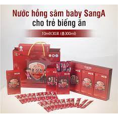 Hồng Sâm Hàn Quốc Cho Bé Baby Sang A Bổ Xung Dinh Dưỡng Thiết Yếu Cho Trẻ hộp 30 gói - Wangji