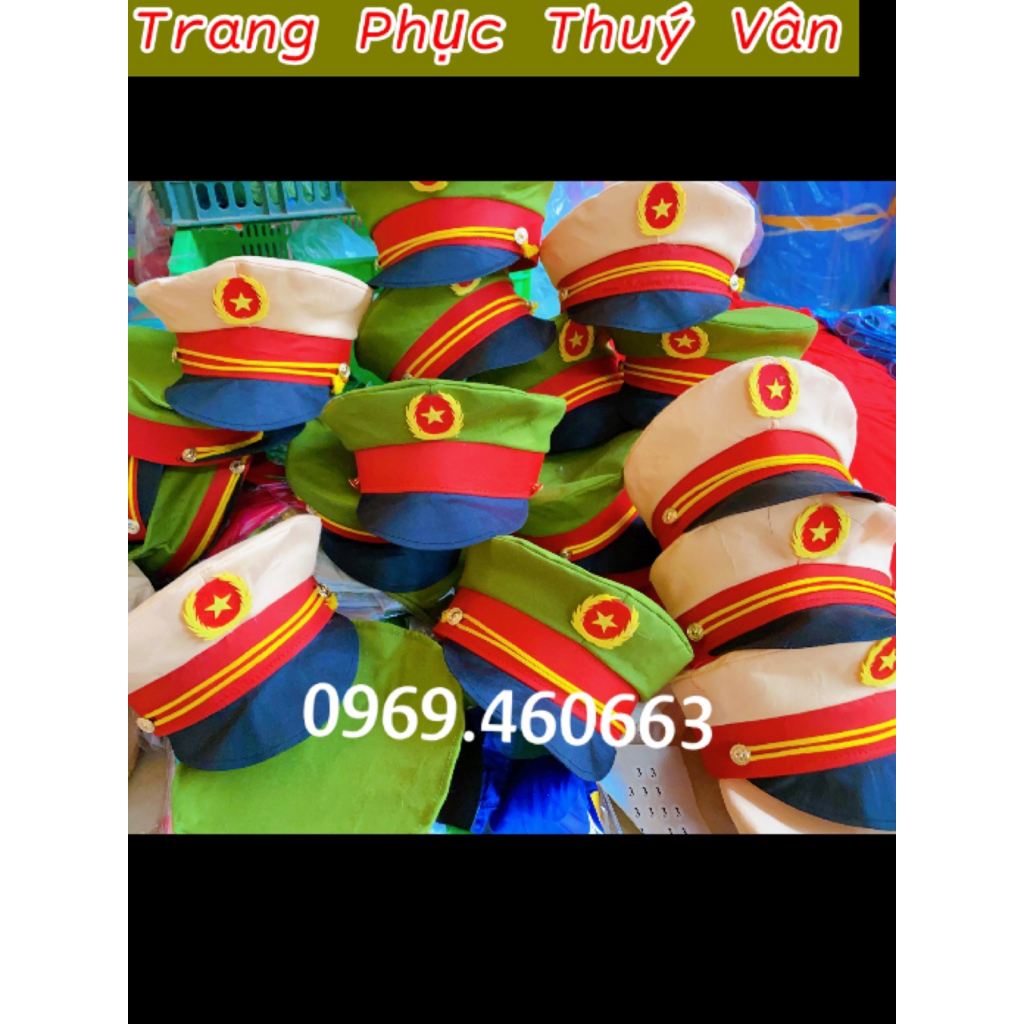 🍄 Bộ Quần Áo Công An, Cánh Sát Giao Thông Cho Bé. Trang Phục Chiến Sĩ Nhí Vải Dày Dặn, Bền, Đẹp.