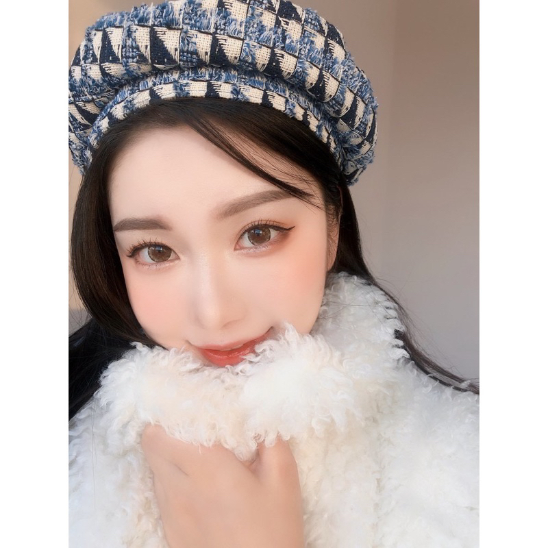 [0-7 ĐỘ] LENS NÂU TỰ NHIÊN SHIMMER BROWN GIÃN TO 14.5MM