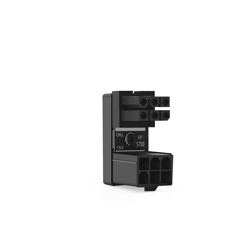 Cầu Chuyển Mạch Đảo Góc Cắm 180 Độ Cho VGA 6 Pin / 8 Pin - Có Bọc Nhựa