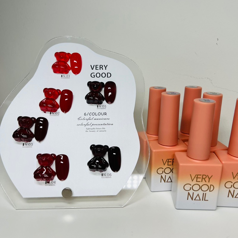 Sét sơn đỏ very good 6 màu tặng kèm bảng màu