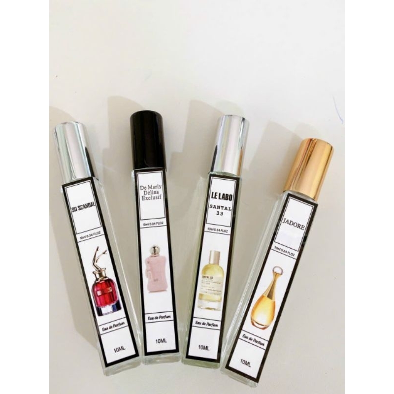 TEM  DÁN CHAI NƯỚC HOA CHIẾT DUNG TÍCH 10ML
