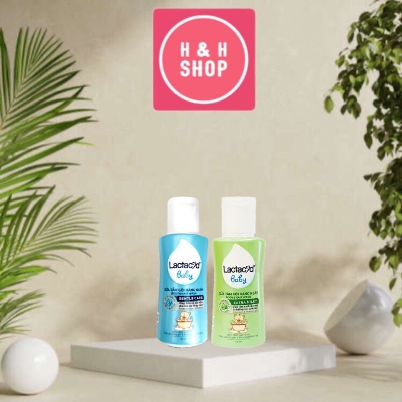 Sữa Tắm Gội Trẻ Em Lactacyd Baby Gentle Care 60ml/chai